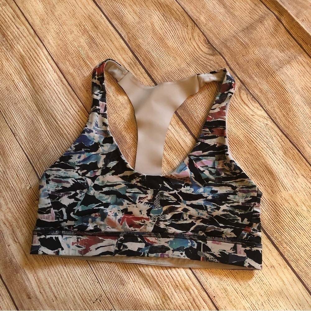 Lululemon Break Free Bra Culture Clash Starlight Black